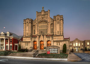 First United Methodist at Dawn - Reprocess