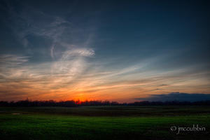 December Sunset, South Christian County