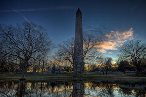 Jefferson Davis Monument at Sunset