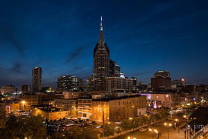 Nashville Downtown at Dusk