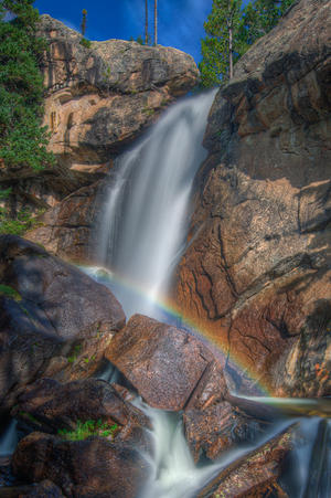 Rainbow at Ouzel Falls