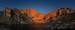 Chasm Lake Sunrise Panorama