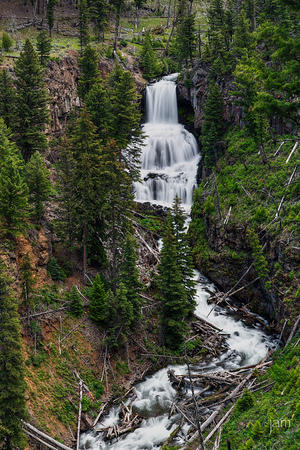 Undine Falls, North Yellowstone Park