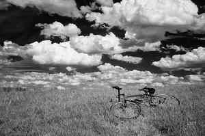 Bike and Clouds