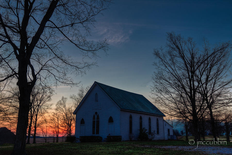 Hebron Church Sunset, December 2011