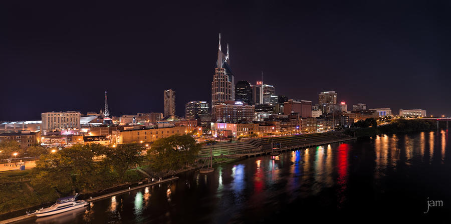 Nashville Waterfront Panorama