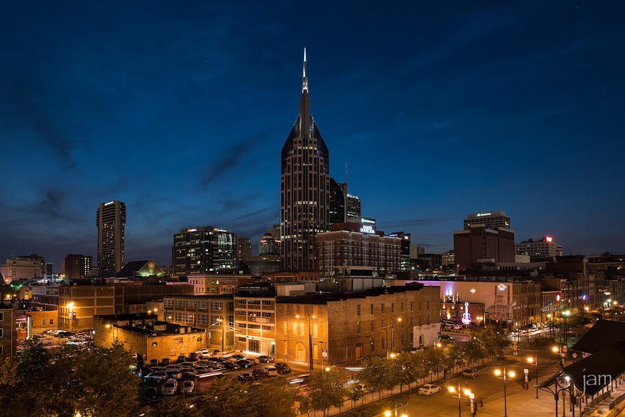 Nashville Downtown at Dusk