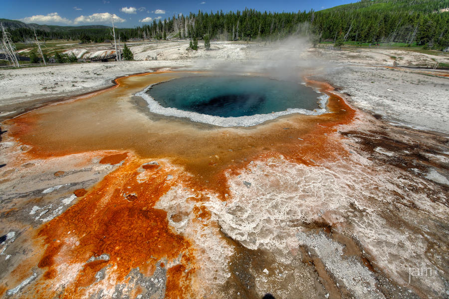 Crested Pool, Upper Geyser Basin, Yellowstone