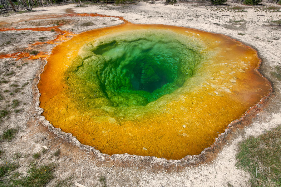 The Morning Glory Pool, Upper Geyser Basin, Yellowstone