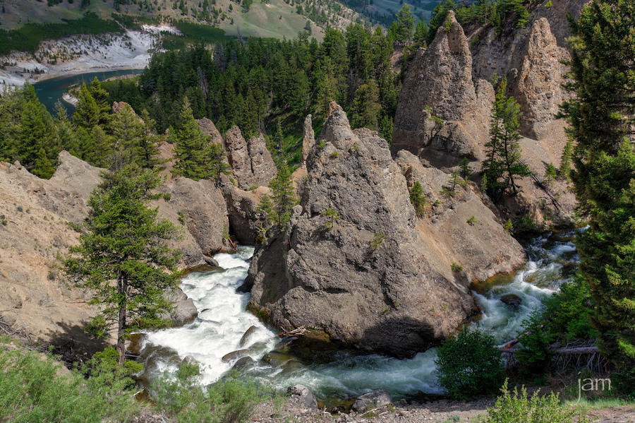 Pillars of Tower Falls