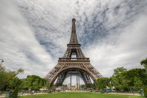 The Eiffel Tower in 14mm Wide Angle