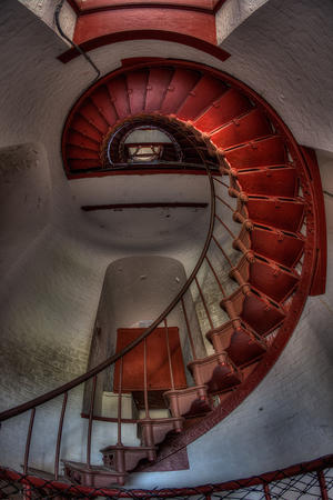 Hatteras Lighthouse Staircase